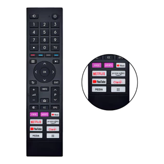 Controle Compatível Tv Toshiba Smart 4k Ct-95017 Ct-95030 Ct-95030 Ct-95017 55m550kb 43c350kb Tb001 Tb002 Tb003 T