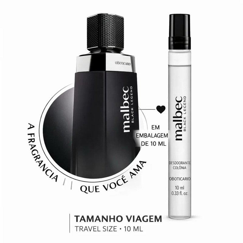Her Code Clímax 10ml perfume de bolsa Travel size o Boticário