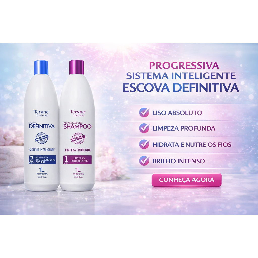 Kit escova inteligente Definitiva Teryne 2x1000ml | Shopee Brasil