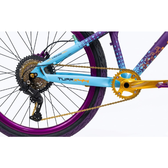 Bicicleta Vikingx Tuff 44 Thanos Shimano 1x8 Freio Hidráulico Cubo