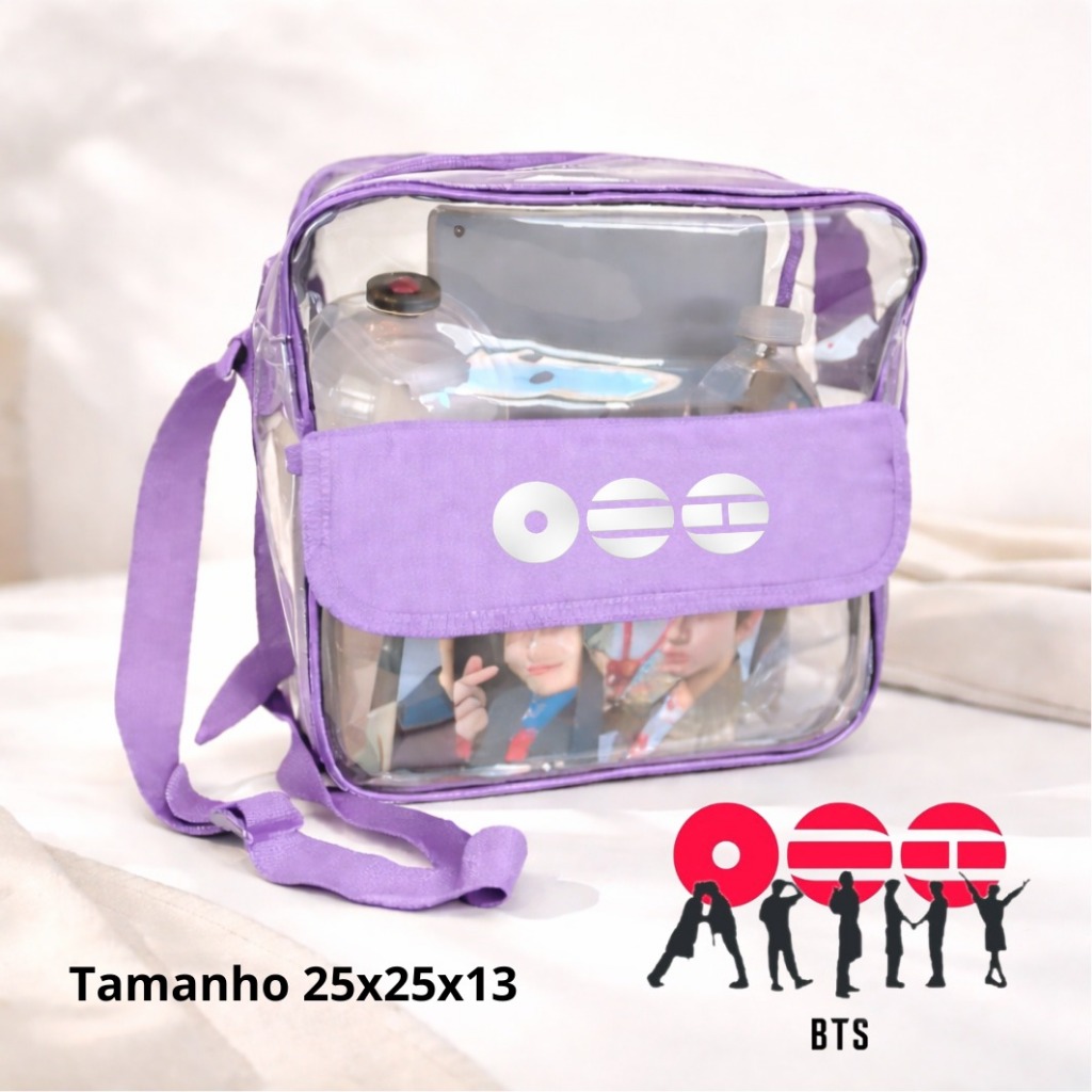 Bolsa transparente Arirang - BTS WORLD TOUR | Shopee Brasil