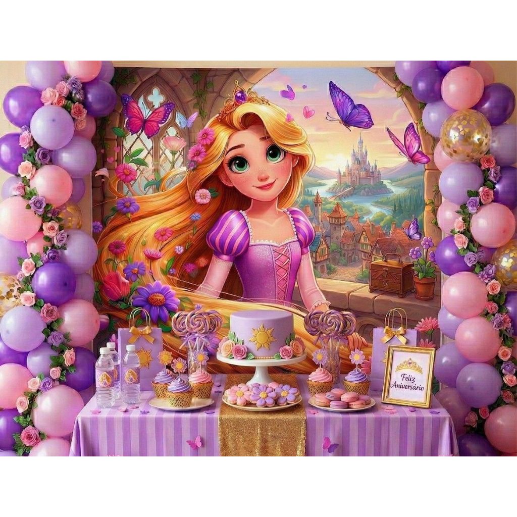 decoração rapunzel em Promoção na Shopee Brasil 2026