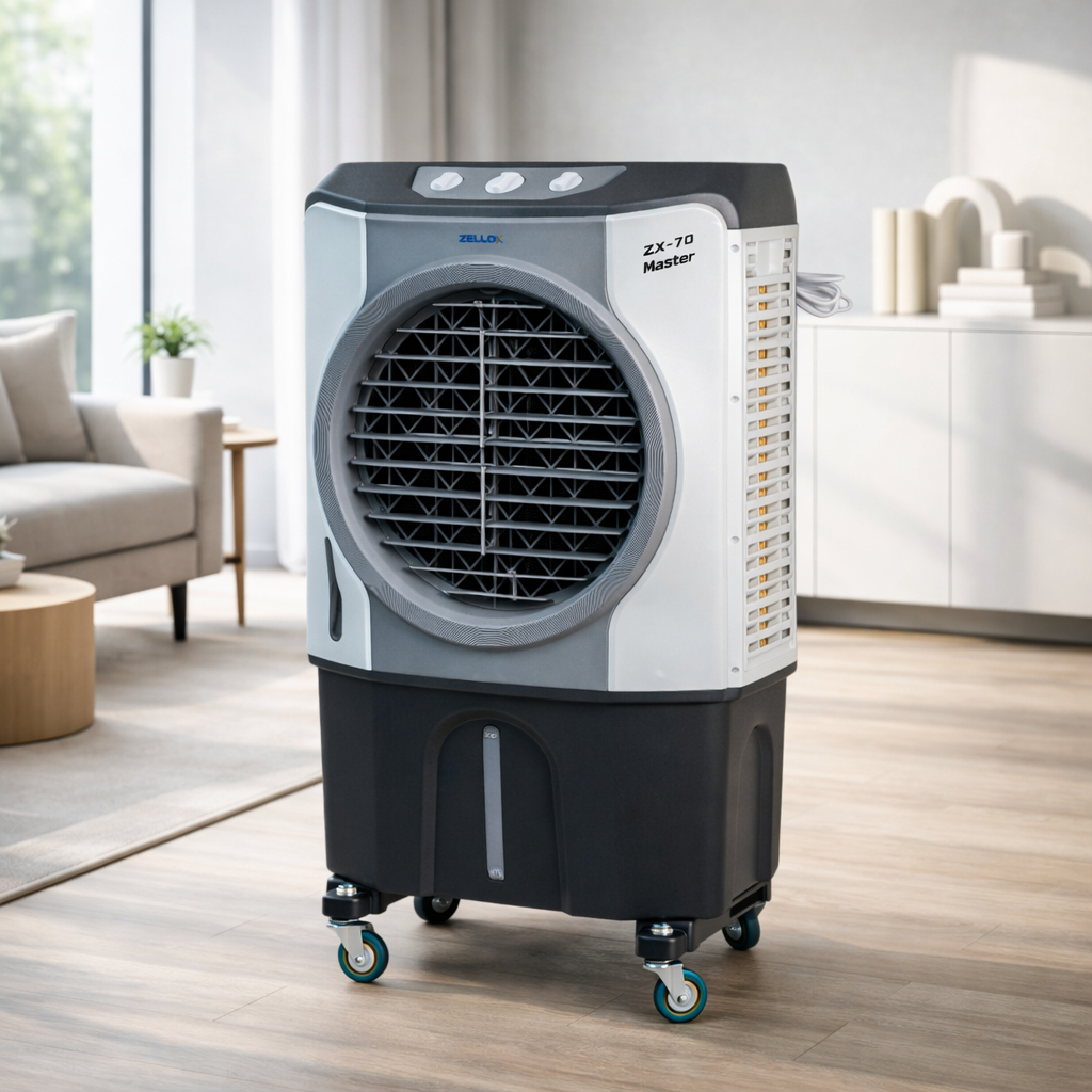 次郎 Climatizador De Ar Portátil Industrial 220v 70l Zellox Zlx70 Alta