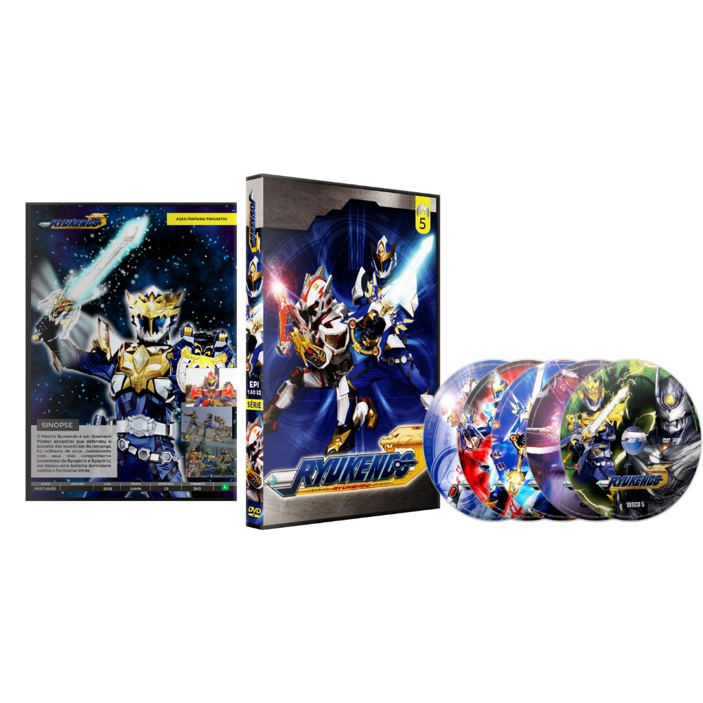 Dvd Madan Senki Ryukendo (2006) Série Completa Dublado | Shopee Brasil