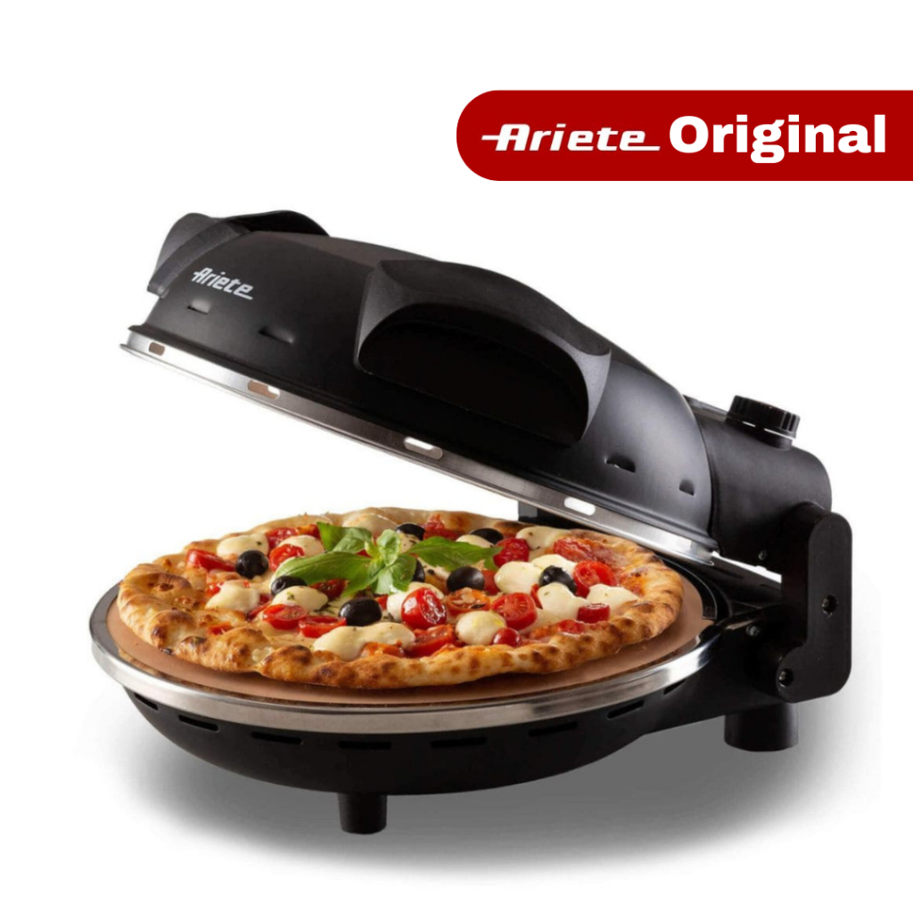 Forno de Pizza Elétrico 400ºC 220V 1200W Preto Ariete