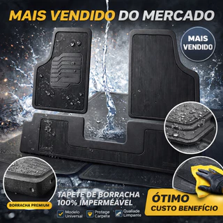 Tapete Para Carro Automotivo Borracha Universal Carro Volkswagen