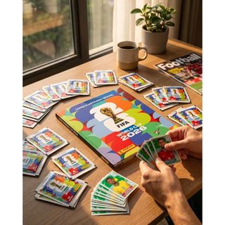 Kit Álbum Copa Do Mundo FIFA 2026 Brochura + 70 Figurinhas 10 Pacotes Colecionáveis Originais — foto 3 — Achou Levou Brasil