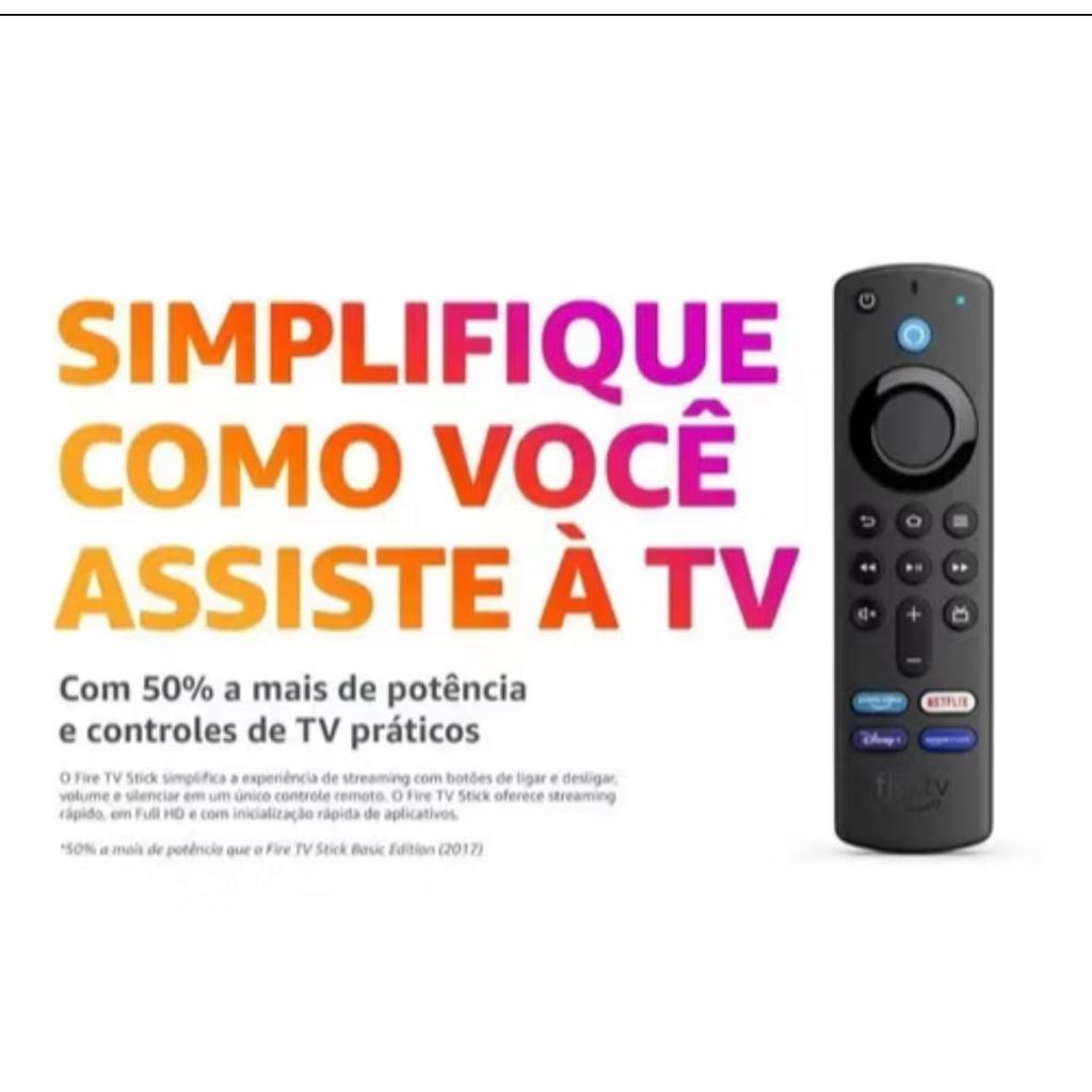 Amazon Fire Tv Stick 4k Select 8gb Alexa Controle (2025) Preto De