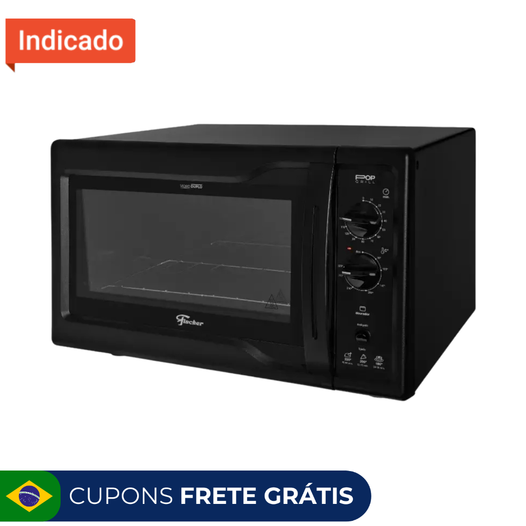 Forno Elétrico De Bancada - Fischer Pop Grill - 44 litros- 1