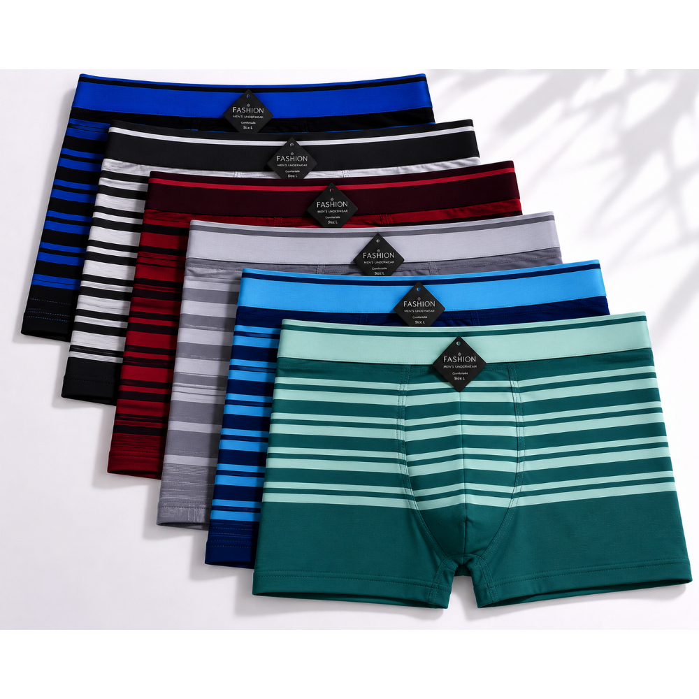 Kit Cuecas Boxers Premium Masculina Adulto de Microfibra