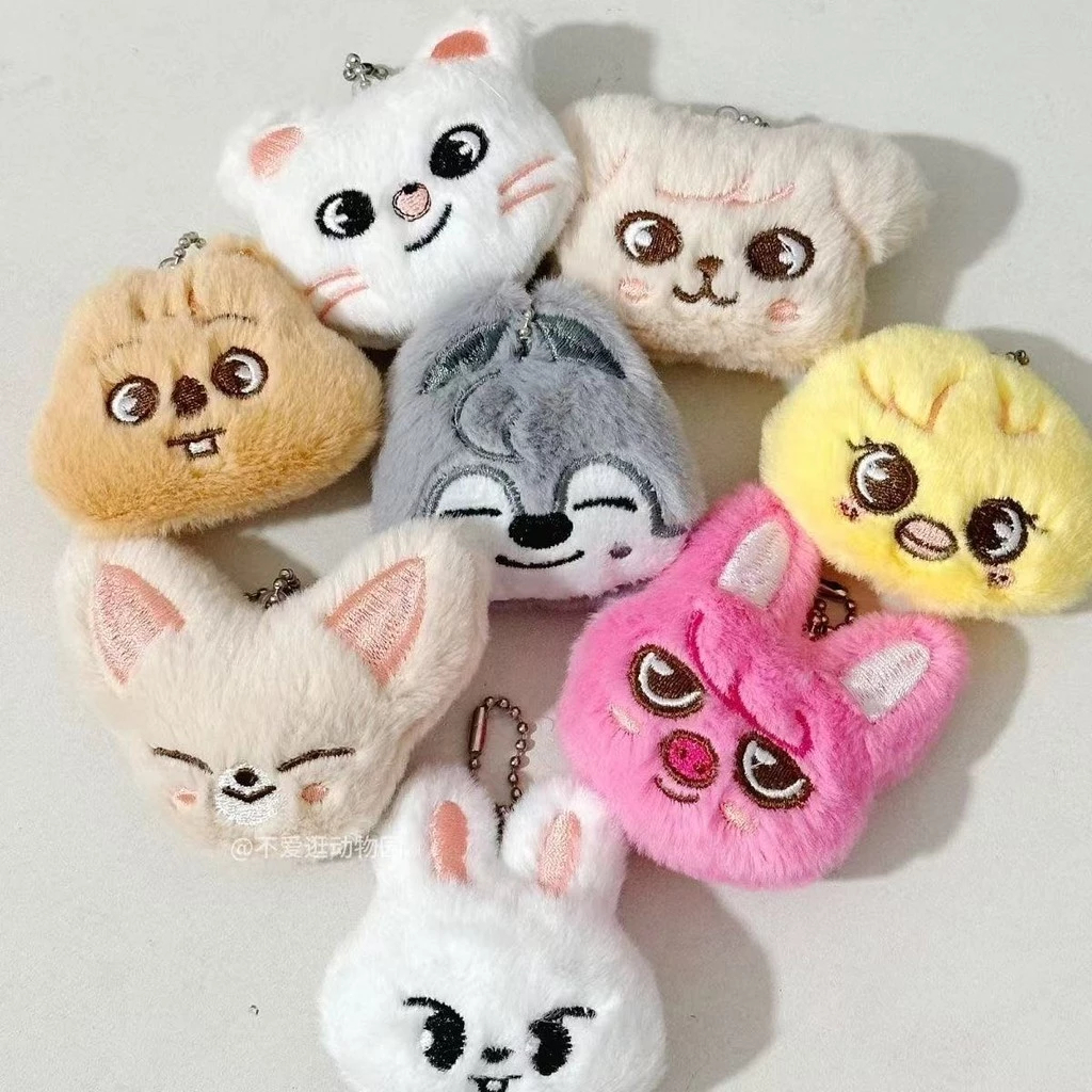 Chaveiro Skzoo 5cm Stray Kids Cartoon Antialérgico Kpop Wolf Chan