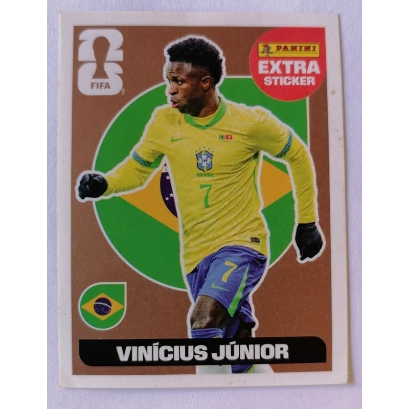 FIGURINHA COPA DO MUNDO 2026 PANINI EXTRA LEGEND VIN CIUS JUNIOR BRONZE 