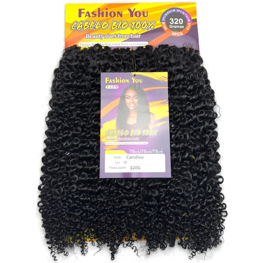 Cabelo Cacheado Crochet SHIRLEY CURL 18 inch Cabelo 70cm 320g 9X