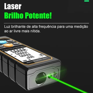 Trena Laser Digital 50 Metros Medidor De Distância Profissional Portátil