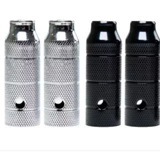 Par de Apoio Pedaleira De Apoio Bicicleta TROLHÃO em Aço 38x110mm Cross Wheeling Dirt Bike Absolut Gios Viking