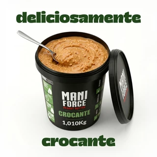 Pasta De Amendoim Integral Maniforce Crocante 1,010Kg