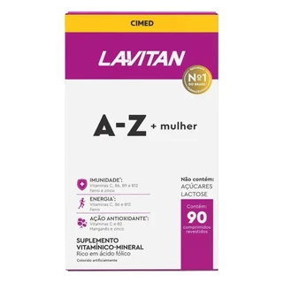 Lavitan A-Z Mulher Suplemento Alimentar Multivitamínico 90 Unidades