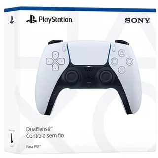 Controle Sem Fio Sony DualSense Para PlayStation 5 Branco