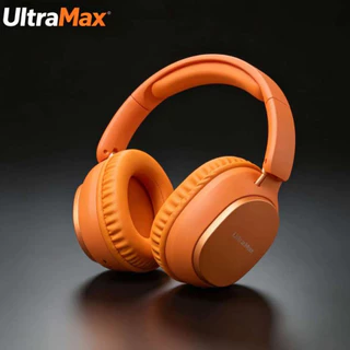 Fone De Ouvido Bluetooth UltraMax ULT‑A18 Dobrável Com Estojo, Som Estéreo Graves Potentes Bateria Longa Duração