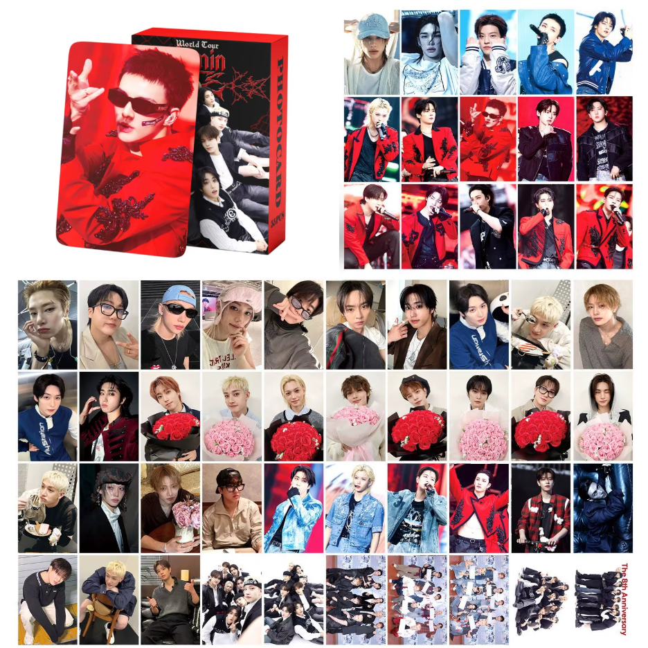 K-POP 55pcs/box Photocard/Lomocards STRAY KIDS | Shopee Brasil