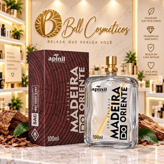 Deo Colônia MADEIRA DO ORIENTE 100mL APINIL