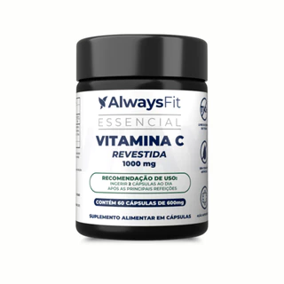 Vitamina C Revestida (Microencapsulada) AlwaysFit - 1000 mg - 60 Cápsulas
