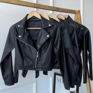 Jaqueta de Couro Feminina Elegancia que Encanta Lançamento Moda Feminina