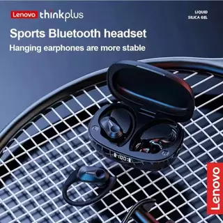 Fone de Ouvido Lenovo-LP75 Bluetooth 5.3 sem fio display digital LED