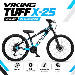 Bicicleta Viking Tuff X-25 Aro 26 – 24 Velocidades XR 1.4