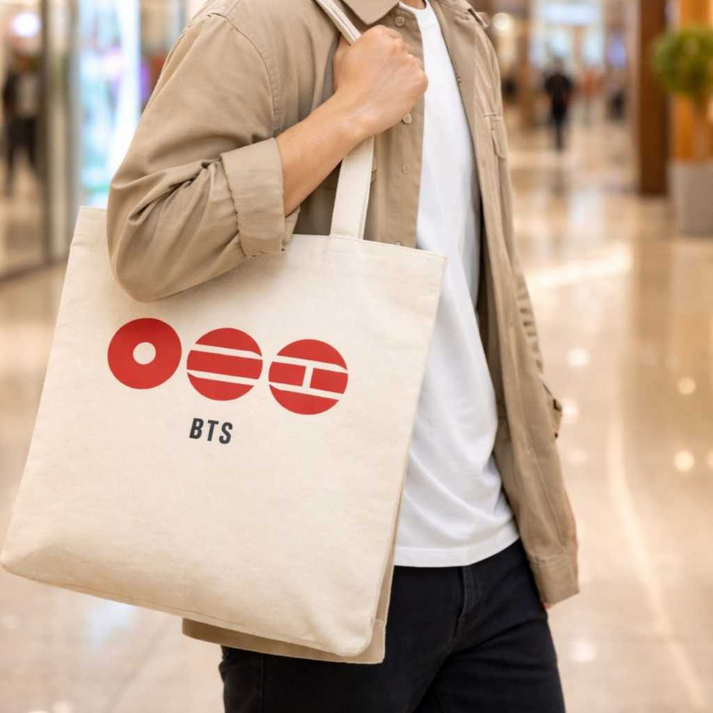 Bag Totebag Ecobag Arirang BTS World Tour 2026 Aesthetic Unissex