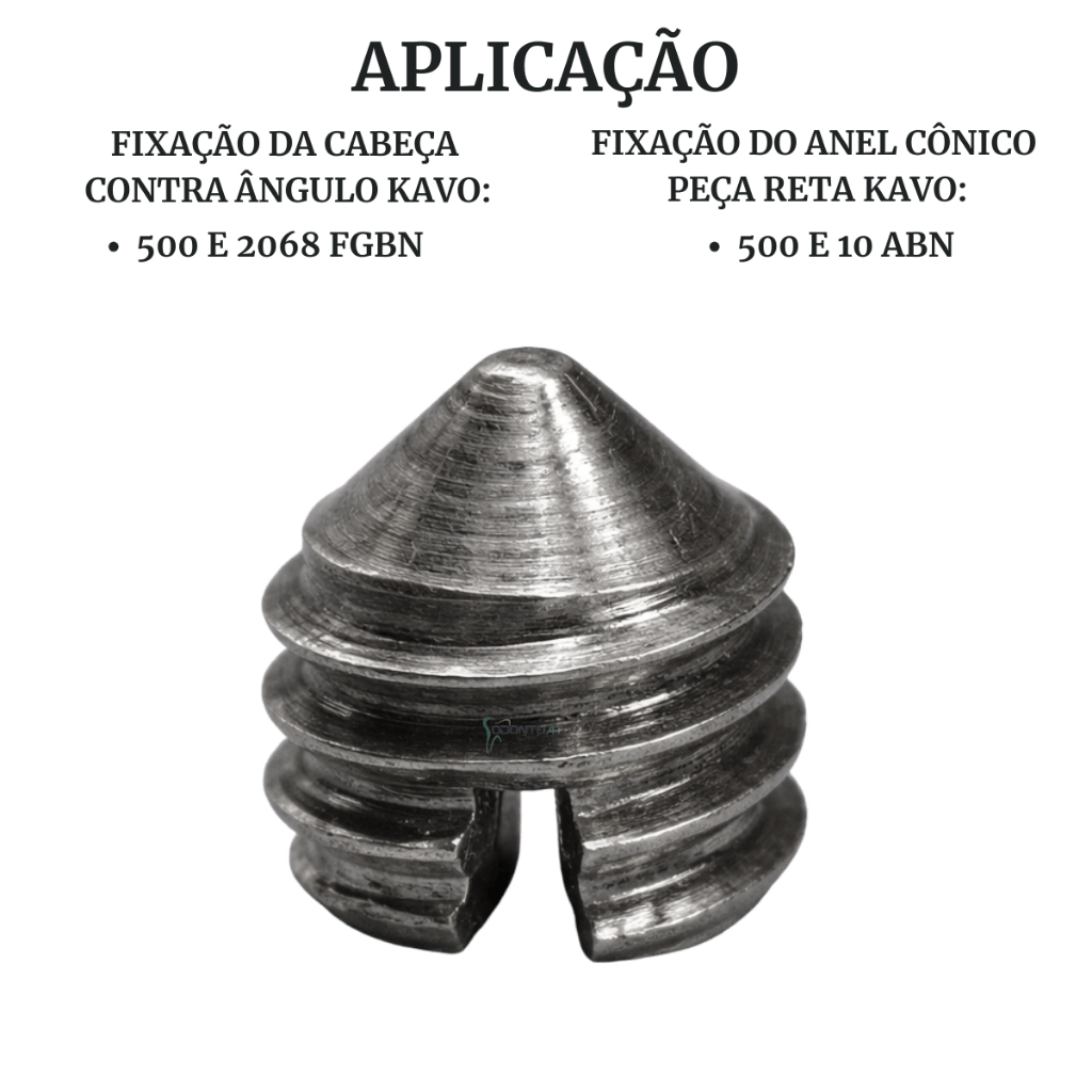 Parafuso Cabeça Contra Ângulo Kavo 500 Fgbn 2068 E Peça Reta