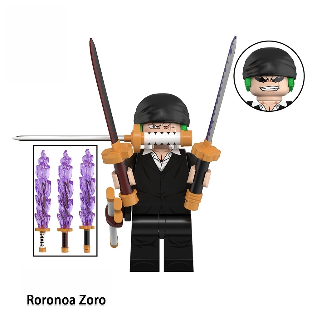 One piece miniaturas Luffy Gear 2 Sakazuk Ace Zoro Nightmare Luffy