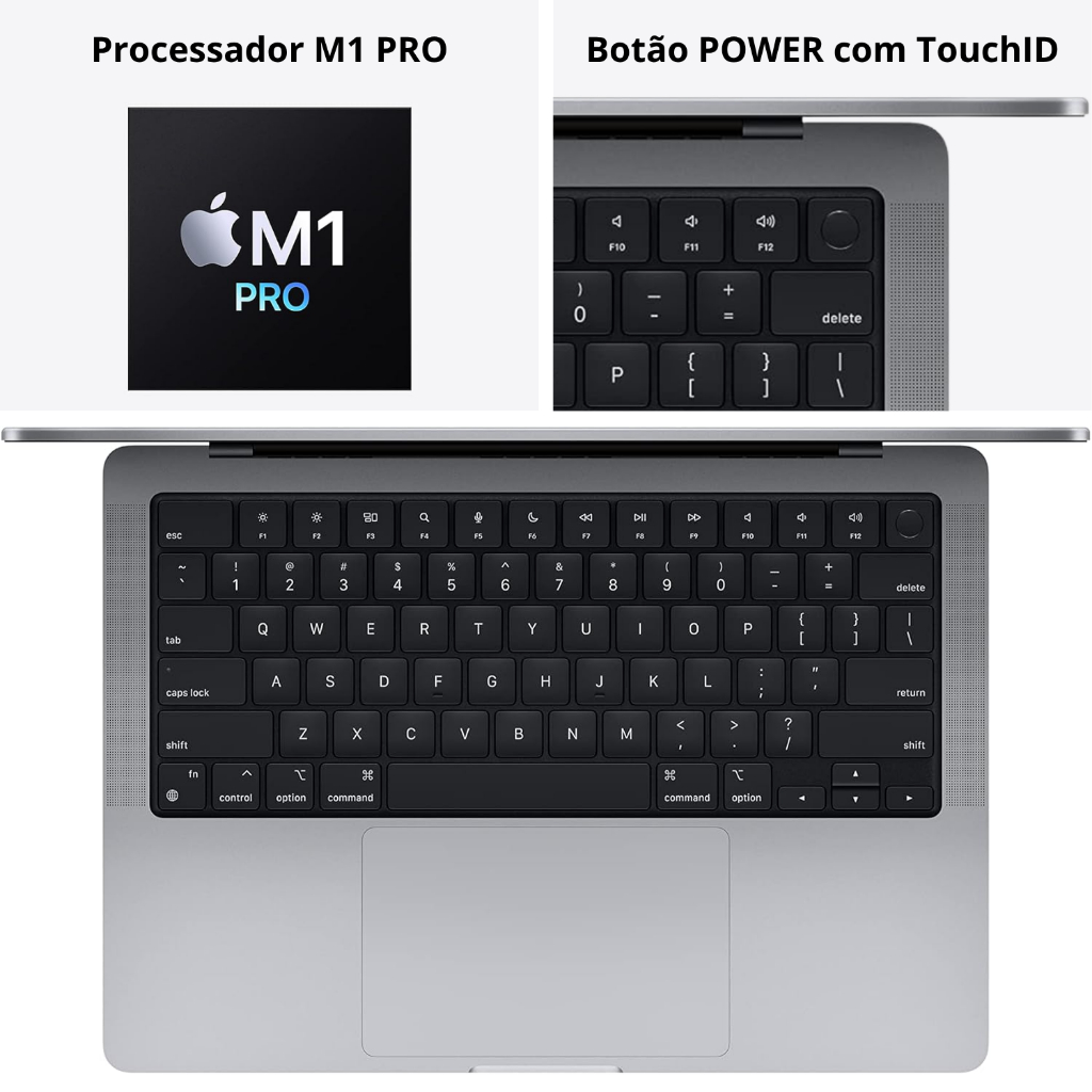Macbook Pro M1 A2442 8 Cores SSD 500gb 16gb Ddr4 Tela 14,2