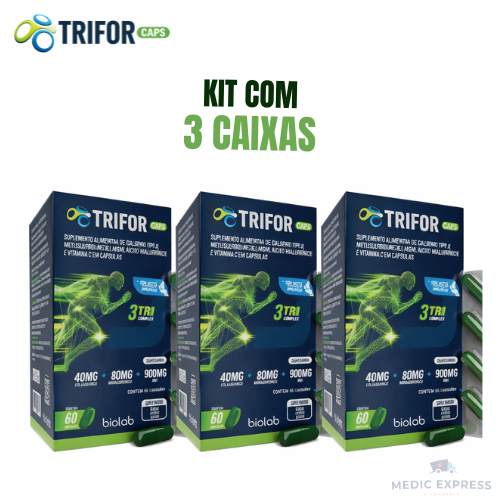 Suplemento Alimentar Trifor Caps 60 Cápsulas (Escolha a quantidade ...