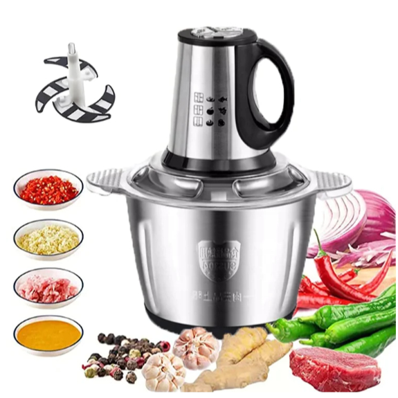 Moedor Triturador Elétrico Com Alça 3L 1800W Multiprocessado