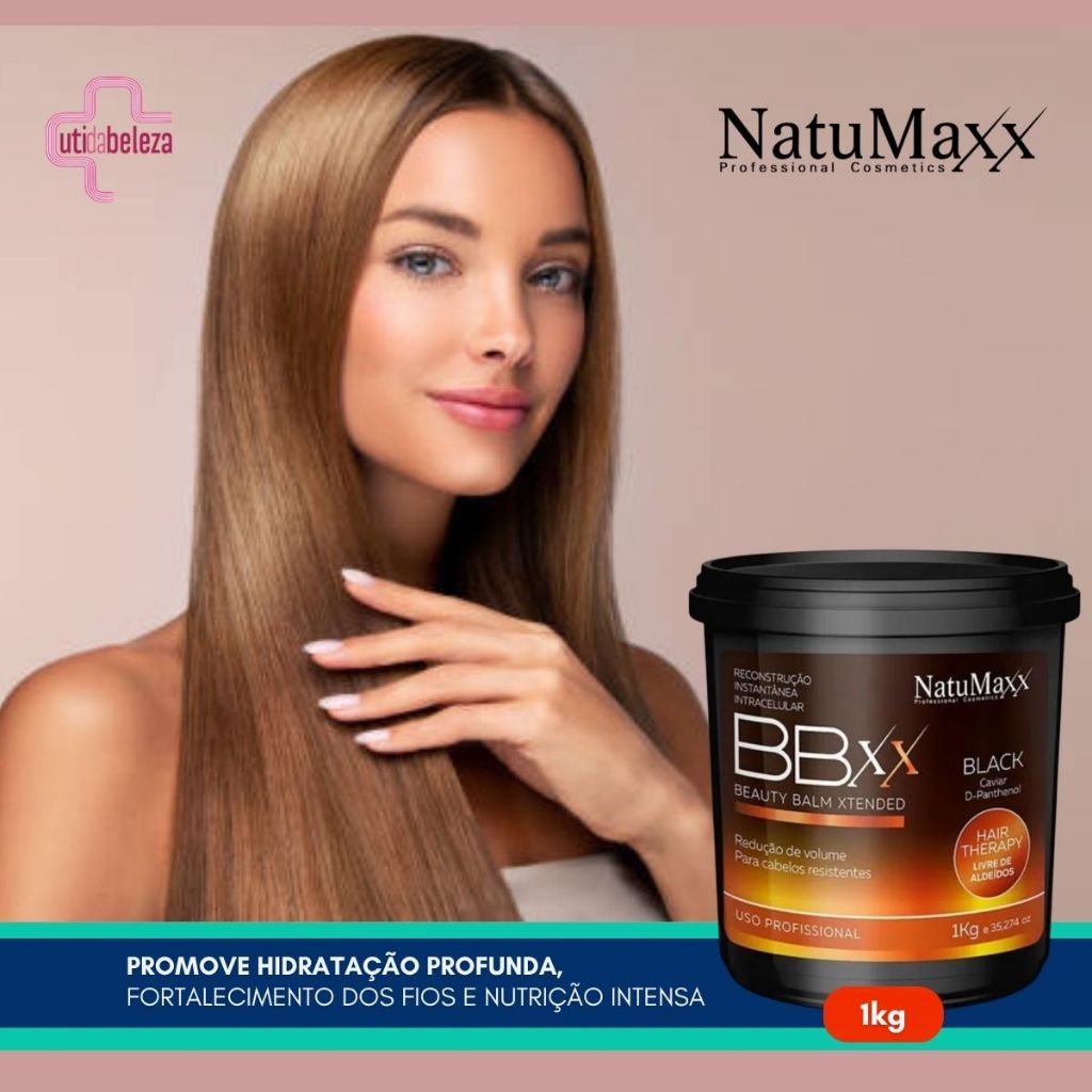 BBXX Beatuy Balm Xtended Black Máscara Botox Capilar Profissional