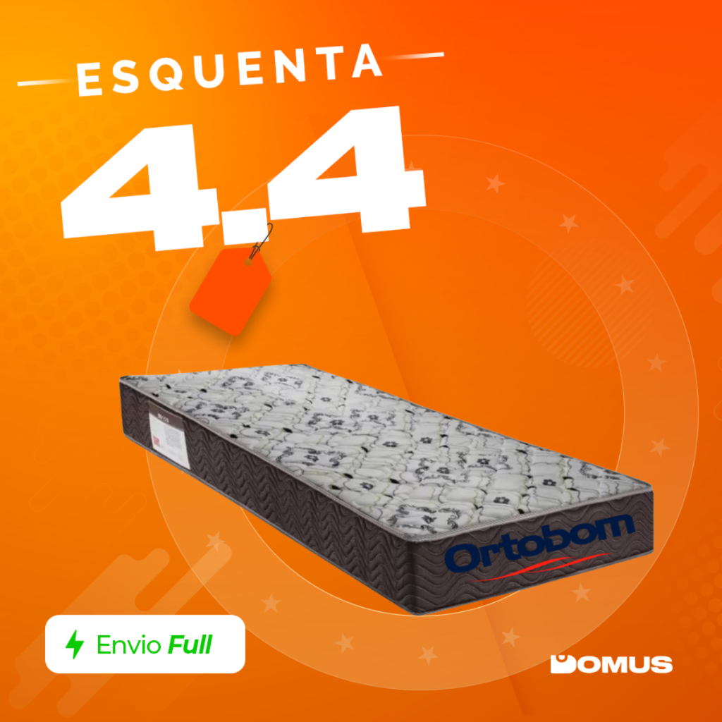 Colchão Solteiro 78x188 18cm D45 Ortobom | Shopee Brasil
