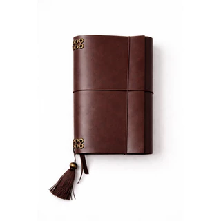 Caderno Midori A5 Couro Sintético Bullet Journal Artesanal Minimalista Presente Criativo para Organização e Inspiração