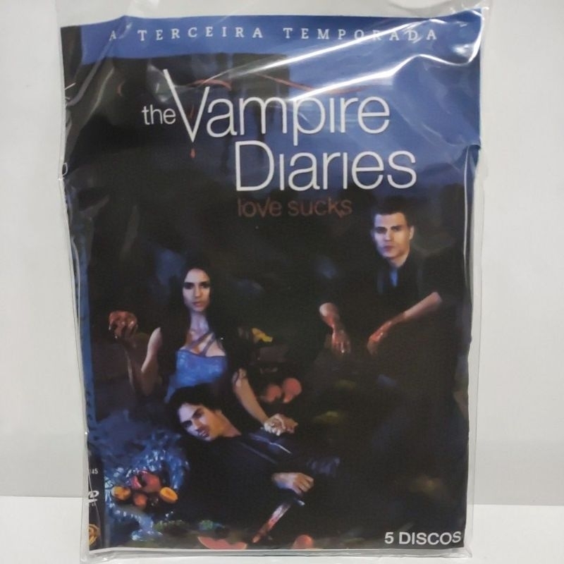 dvd The vampire diaries 3 temporada dublado novo copia | Shopee Brasil