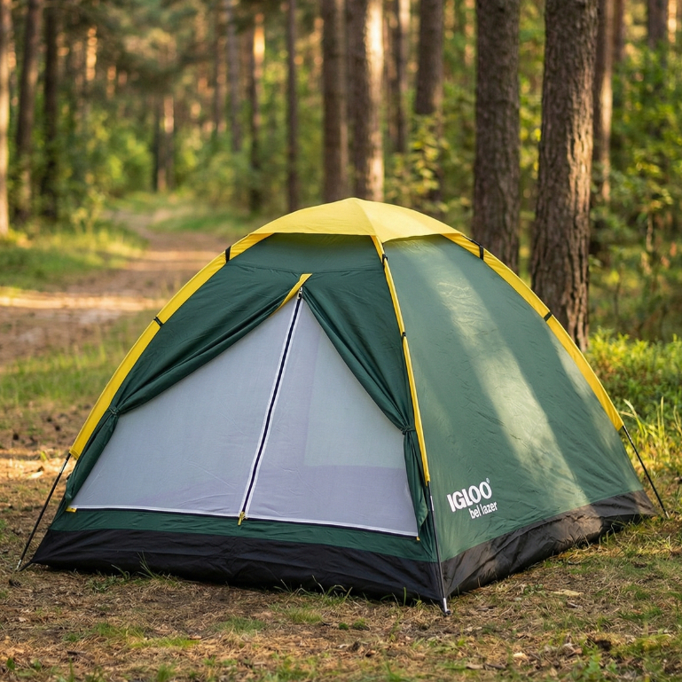 Barraca Camping 3 Lugares Pessoas Iglu Acampamento Praia Bel | Shopee ...