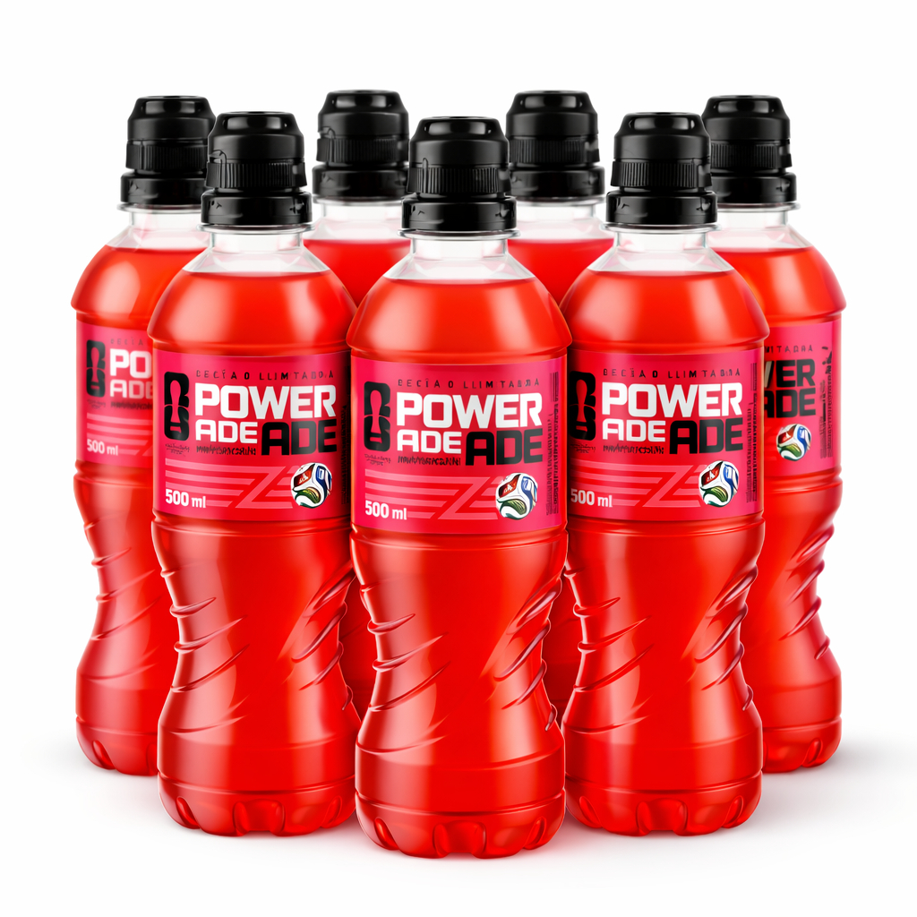 Powerade 500ml FIFA Ataque Isotônico | Fardo com 6 Garrafas | Shopee Brasil