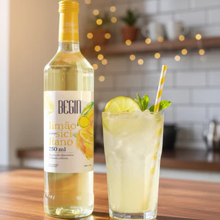 Xarope Limão Siciliano 500ml Begin - Soda Italiana E Drinks