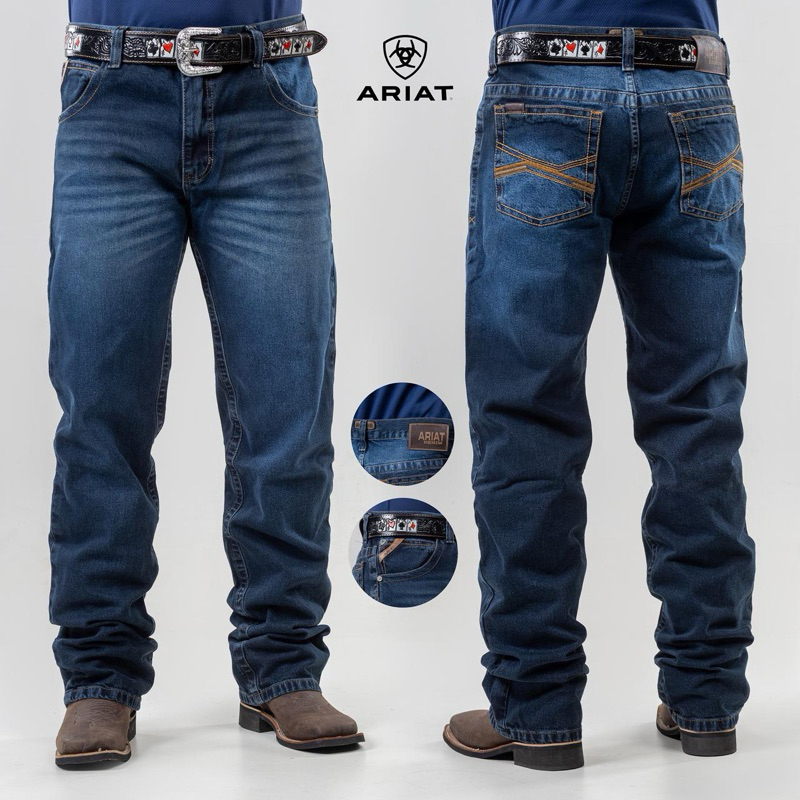 CALÇA COUNTRY MASCULINA DA ARIATT COWBOY RODEIO BARRA LARGA CAUNTRY DA ...