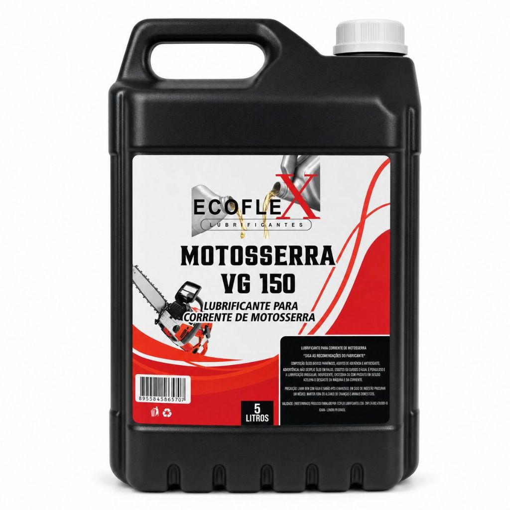 Óleo Lubrificante Para Corrente De Moto Serra Galão 5 Litros Proteçao ...