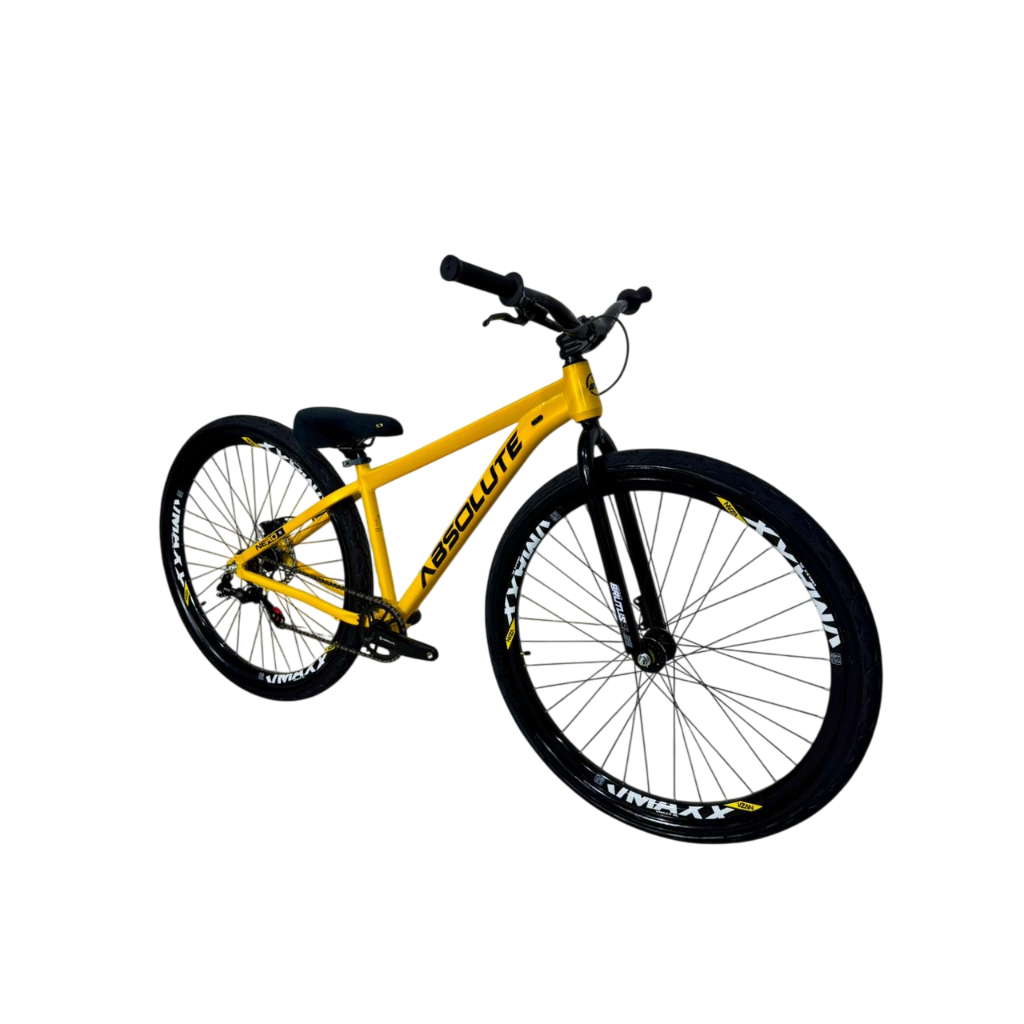 Bicicleta Absolute Nero 5 Amarelo Para Grau #244 Guidão Kalin