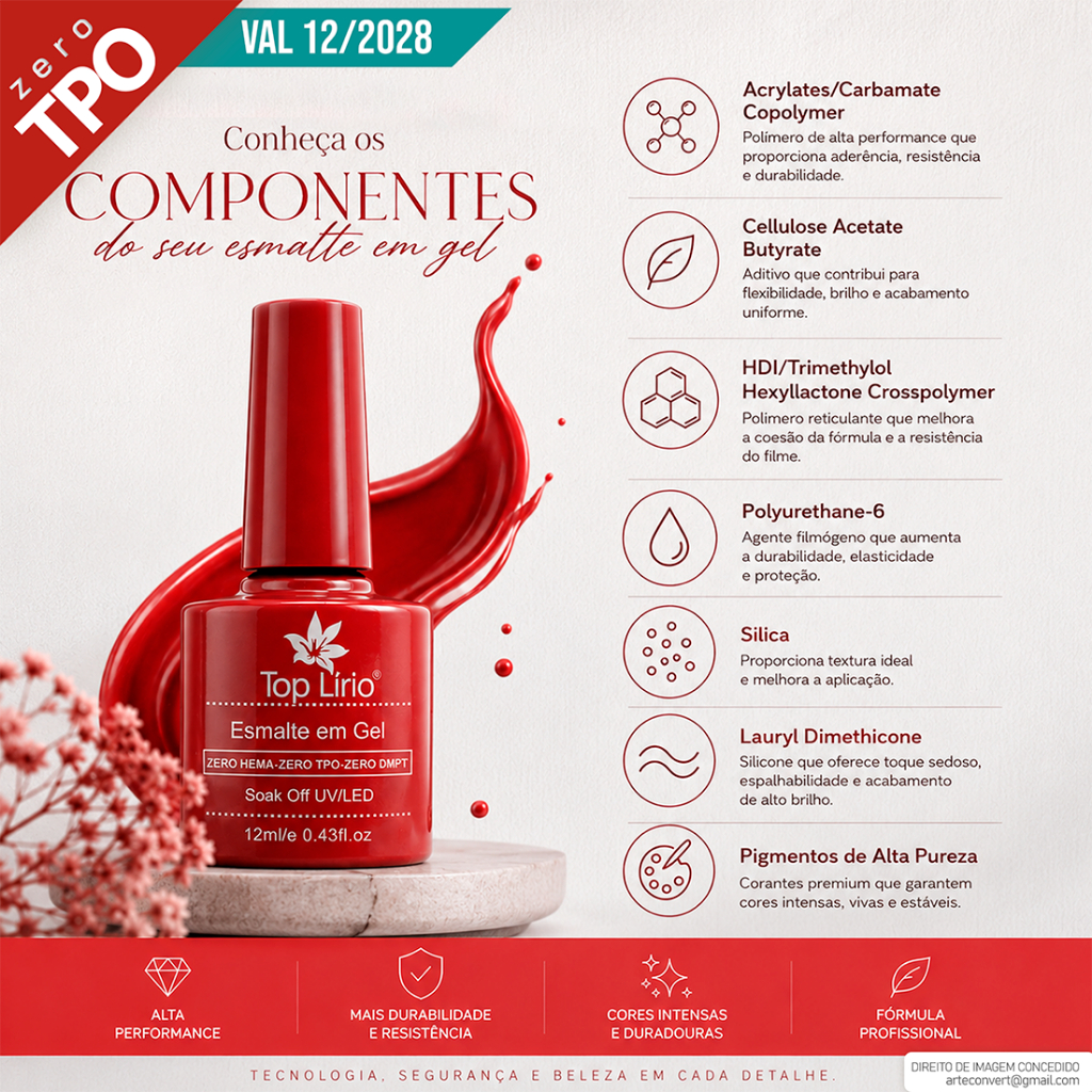 Kit 12 esmaltes em gel LED/UV — foto 2