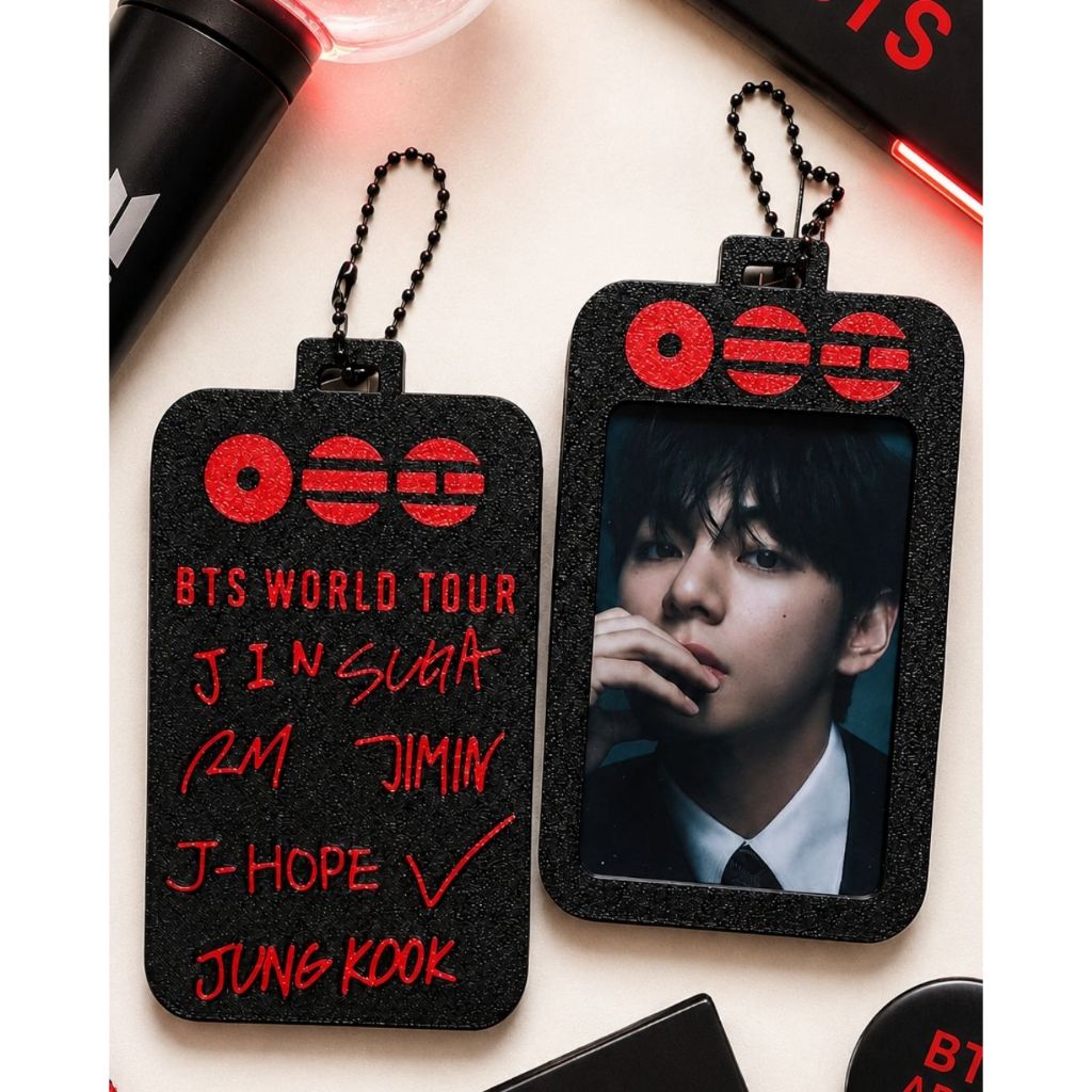 Holder BTS para Photocard BTS Arirang Preto feito para Army