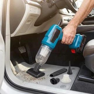 Mini Aspirador Soprador De Pó Automotivo Sem Fio Recarregável 2 Em 1 Portátil (SEM BATERIA E FONTE DE CARREGAMENTO)