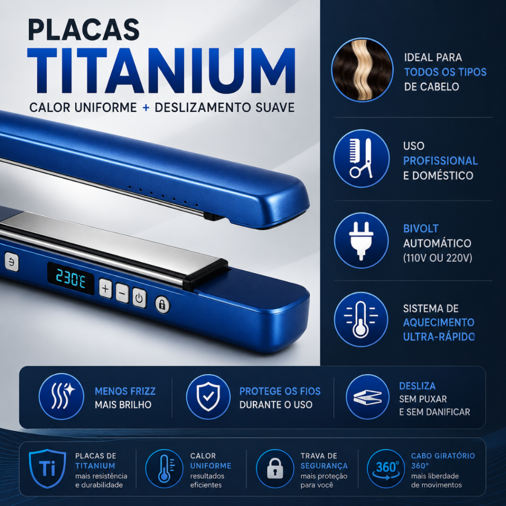 Chapinha Nano Titanium bivolt — foto 6