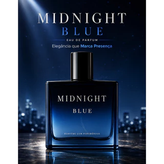 Perfume Masculino Midnight Blue Attraction Mágnetico 100ml